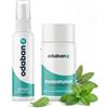 ODABAN ANTIPERPSPIRANT odaban® Set Antitraspirante e Deodorante | Spray 30 ml + Polvere per Piedi e Scarpe 50 g | Contro Sudore e Odori | Delicato Profumo Unisex