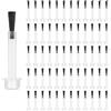 Thinp Kit di pennelli di ricambio per smalto per unghie, 60 pezzi, usa e getta, set di pennelli di ricambio per nail art con manico, pennello di ricambio per polvere liquida, setole morbide, per nail art
