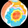 Bomb Cosmetics Spugna 2 in 1 con infusione di sapone per il corpo, esfoliante, idratante, con sapone interno Capri-Fun