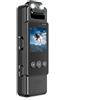 PUSOKEI Fotocamera Corpo WiFi 4K con Registrazione Audio e Video, Mini Action Cam POV Indossabile con Obiettivo Rotante a 180° e Clip Posteriore, Registrazione in Loop per Lavoro, (64GB)