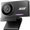 acer Webcam 4K per PC/Mac con sensore Sony da 1/2, autofocus PDAF, 2 microfoni con riduzione del rumore, copertura per privacy, raffreddamento rapido in lega di alluminio, telecamera per streaming
