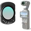 CERFFOOL 2 in 1 Black Mist 1/4 & VND 2-32 Filtro per DJI Osmo Pocket 4/3 Regolabile Filtri Magnetici HD Filtro in Vetro Ottico Anti-Olio Anti-Graffio Accessorio per Action Camera