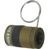 Hemobllo Monoculare Portatile in Miniatura 2.5x17.5mm Anello da Dito, in Metallo e Plastica, Leggero per Campeggio All'aperto e Bird Watching