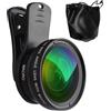 Generico Clip -on Phone Camera Lens - Kit Fotografico Di Smartphone Universale, Lente Macro Ad Angolo Largo, Accessorio Di Tiro Creativo | Riunioni Familiari, Creazione Di Contenuti Professionali, Configurazio