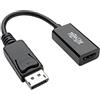 Tripp Lite P136-06N-H2V2LB Adattatore attivo DisplayPort a HDMI 2.0 - m/F, connettore a scatto, 4K a 60 Hz, 6, nero