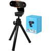 Generic Webcam HD - Mini telecamera di trasmissione regolabile, messa a fuoco automatica per lezioni , videoconferenze e trasmissioni di design, migliora la tua esperienza video.