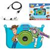 Lexibook, Fotocamera per Bambini Disney Toy Story, Cover Protettiva con Personaggio, Memoria Flash Integrata, Ricaricabile Tramite USB‑C, Blu/Verde