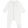 Petit Bateau Pigiama in Velluto a Colletto Tinta Unita A0dr201 Abbigliamento Notte Unisex Bambino (Confezione da 1), Bianco, 12 Mesi