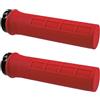 cyclingcolors Manopole bici lock-on 135 mm diametro 22 mm morbide unisex per manubrio MTB trekking strada scooter bici, rosso