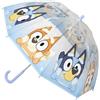 CERDÁ LIFE'S LITTLE MOMENTS Ombrello Bluey per bambini dal design colorato e allegro - Ombrello antivento per bambini con apertura sicura e impugnatura ergonomica