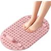 jamgeery Tappetino Per Massaggio Ai Piedi | Doppia Faccia Portatile In Silicone - Tappetino Massaggiante Con Percorsi Di | Per Casa Palestra Viaggio Rilassamento Meditazione Benessere Yoga A Pavimento