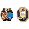 Sheba Filets Cibo Umido per gatti con Pollo e Tonno, 32 vaschette da 60g ognuna, Totale 1920g & Creazioni Speciali in Salsa, Cibo per Gatto con Tacchino, Totale: 1870 g