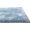 Homie Living I Tappeto Moderno Morbido e soffice, per Soggiorno, corridoio, Camera da Letto, cameretta dei Bambini I Sienna I, Blu/Grigio, 80 x 150 cm
