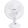 KASPAR Ventilatore da tavolo 23 cm 21 W scrivania bianco con 3 velocità del vento funzione oscillante 21 W 23 cm diametro bianco