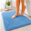 Floordirekt Tappetino da bagno Sky - Tappeto da bagno a pelo lungo morbido e denso, antiscivolo e ad asciugatura rapida, adatto per riscaldamento a pavimento, rettangolare e rotondo (70 x 120 cm