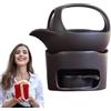 Generic Forno di torrefazione del tè, fornello booster di tè | Rialzo di Fatto a Mano,Il bruciatore di aromaterapia decorativo e il riscaldatore di acqua da tè tranquillano l'