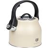 KARL HAUSMANN Bollitore Induzione 2,3L Acciaio Inox con Fischio - Teiera per Piano a Gas, Vetroceramica ed Elettrico - Bollitore Acqua Cucina con Coperchio