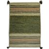 SpazioTessile Passatoia Corsia Tappeto Orientale 100% Cotone Nappe Kilim 9 Misure 6 Colori ch (Verde, 60x240)