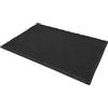 Home Tresor - Zerbino in Gomma Resistente alle Intemperie Tappeto Ingresso Antiscivolo Asciugapassi Antibatterico Antipolvere con Setole - Nero 45x75 cm (Set 2 Pezzi)