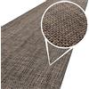 ANRO Tappeto passatoia per interni ed esterni, impermeabile, per balcone, terrazza, corridoio, resistente alle intemperie, marrone, lavabile, 300 x 50 cm