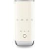 Smeg, Montalatte Elettrico MFF02CREU, 3 Funzioni Bevanda, Frusta Removibile, Rivestimento Ceramico Antiaderente, 500 W, Crema