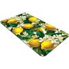 Comart - Tappeto Cucina Austin - Impermeabile - Antiscivolo - Antimacchia - Lavabile in Lavatrice - Passatoia in Poliestere - per Corridoio e Cucina - Made in Italy - Limoni - 50x130 cm