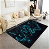 JynxtoyZeal 3D Esports Tappeti Neon Linea Matress Gioco,Soggiorno Camera da Letto Tappeti,Lavabile Antiscivolante Tappetis Decorazione - (23.62 × 31.50inch)