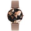 Woodstock Zambon Orologio da Donna Sunset Impermeabile Orologi da Viaggio Oro Rosa Waterproof