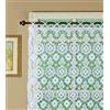 Today's Curtain Medaglione Macramé Pannello 63, Bianco, 48W x 63L