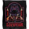Steven Rhodes Lucipurr Coperta super morbida al tatto setoso - 152 x 127 cm