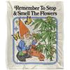 Steven Rhodes Smell The Flowers Coperta super morbida al tatto setoso - 152 x 127 cm