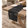 IPEA Runner da Tavola in PVC misura 180 x 30 cm - DESIGN MODERNO - Tovaglietta Rettangolare Lunga per Tavolo, Mobili, Decorazione in Sala da Pranzo e Cucina - Per Cena e Feste - Centro Tavola