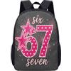 Generic Zaino Metallico Blu Lightning da 17 Pollici SIX 67 SEVEN, Borsa da Scuola Retrò Anni 80 Cromata per Ragazzi Adolescenti, Grande Rucksack, 17, L, Minimalista