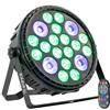 Ibiza - BIGPAR-16RGBW4UV - Proiettore PAR XXL - 16 LED RGBW Multicolour + 4 LED UV a luce nera - 12 canali DMX - Effetto stroboscopico e dimmer - Telecomando - Feste, palchi, spettacoli, eventi