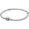 PANDORA Icons Bracciale in maglia snake in argento Sterling, 23
