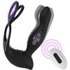 Vanskirth Prostata Vibratore Sexytoys Uomo,Anello Vibrante per Lei e Lui,Vibratore per Uomo con Telecomando, Stimolatore per Clitoride,Dildo Anale Vibratore con 10 Modalità Anal Plug Vibratore per Uomo Sex Toys