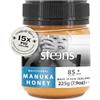 Steens Miele di Manuka MGO 85+ - Miele Multiflorale Grezzo 100% Certificato - Invasettato e Sigillato in Nuova Zelanda - 225 g