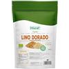 INKANAT- Semi di Lino Dorato in Polvere Bio 200 g | Semi di Lino Macinati Biologici | Fonte Naturale di Omega 3, Fibre e Proteine Vegetali