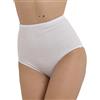 Risveglia i Sensi 4 Slip donna in puro cotone a costina operato vita alta taglio classico coulotte (10)