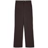 Vero Moda Pantaloni in Tessuto da Donna Vmzamira MW Straight Pant Ga Noos, Torta al Cioccolato, (L) W x 32L