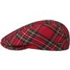 LIPODO Tartan Quadri Scozzesi Berretto Piatto Donna Uomo Made in Italy Autunno Inverno Trapuntato