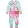 Peppa Pig, Tutina per bambine, pigiama tutto in uno, blu, età 12 mesi - 8 anni, Blu, 5-6 Years