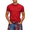 Superdry T-shirt da uomo con logo Essential Expedition Red, Spedizione Rosso, M
