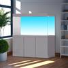 Didooou Poster colorato sfumato per acquario, decorazione sfondo per acquario, in PVC, autoadesivo, per decorazione acquario, 30, 40, 50, 60, 100, 150 (6, 50 x 100 cm)