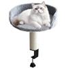 Generisch Cuccia per gatti da scrivania - 14,17 12,2 12,2 pollici, 36 31 cm, 1300 G, da agganciare all'asta del sedile, nido per animali domestici, stabile telaio in ferro con sisal e morbido tappetino in