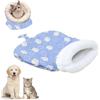 Generico Nido Accogliente per Cani e Gatti, Sacco a Pelo per Gatti da Interno, Nido Portatile per Animali Domestici, Cuccia per Cani e Gatti di Piccola Taglia per Tutte Le Stagioni in casa (Blue)