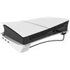 MOOKEENONE Hub orizzontale 4 Porta USB Base del basamento per PS5 Slim Console, Aggiornamento Accessori Stand Holder
