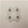 OSALADI Pad Conduttivo in Gomma per Controller Console, Ricambio Compatibile Main Board, Accessorio per Pulsantiera Gamepad e Gommini Joystick