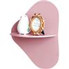 SiegYma Mensola a forma di nuvola, decorazione da parete, 1 pezzo, mensola in legno moderno da parete per camera da letto, soggiorno, bagno, cucina, mensola da parete torciata (rosa)