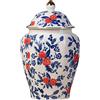 F Fityle Vaso in Ceramica Antico Con Coperchio per Composizione Floreale - Centrotavola Decorativo per Soggiorno e Tempio, Stile A